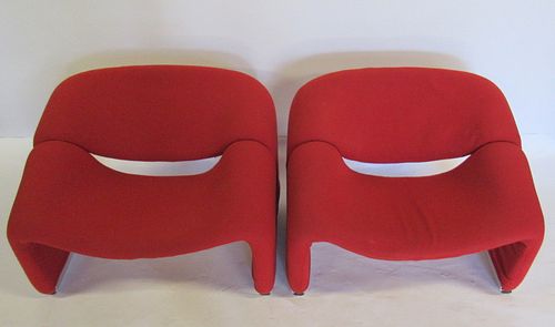 Pair Of Pierre Paulin Artifort "Groovy Chairs"