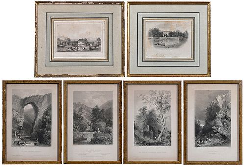 Six Prints of American Views 