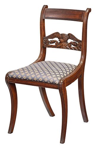 Classical Mahogany Eagle Back Side Chair