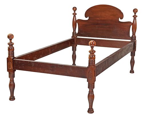 Federal Style Mahogany Twin Bedstead