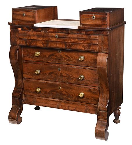 Classical Figured Mahogany Dresser