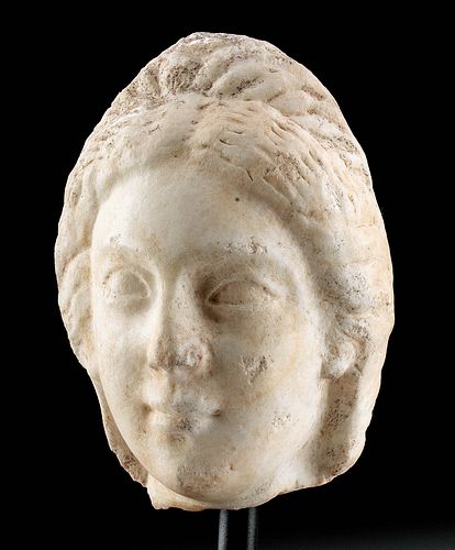 Published Roman Marble Head of Young Woman / Venus
