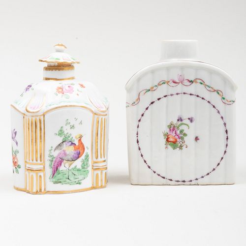 Two Samson Porcelain Tea Caddies