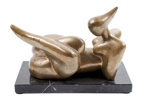 Mary Frances Wawrytko, "Naiad", Bronze Sculpture