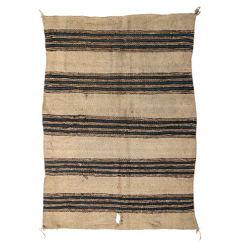 Zuni Banded Blanket / Weaving, From an Estate in Sinking Springs, Ohio
