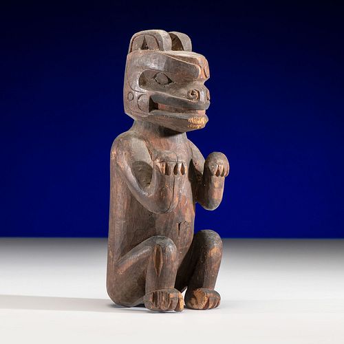 Northwest Coast Carved Bear, From an Estate in Sinking Springs, Ohio