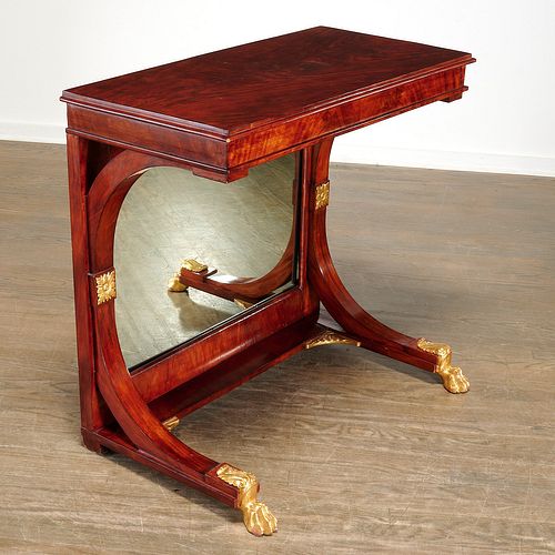 Russian Empire parcel gilt mahogany console table