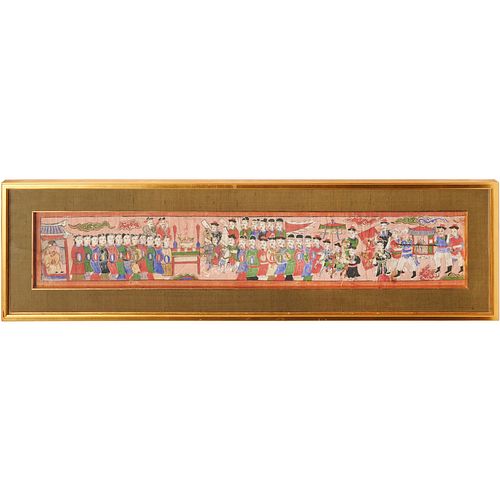 Yao People, tribal antique painting