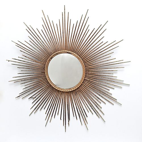 Large Designer sunburst mirror
