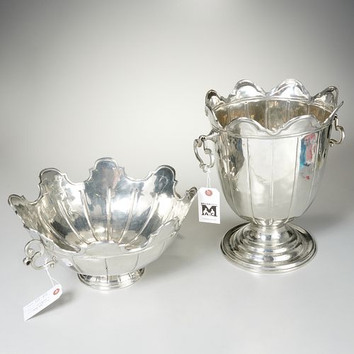 Louise Bradley interior design pewter bowl & urn