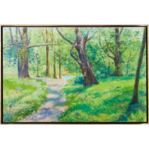 Charles Knecht, Central Park painting