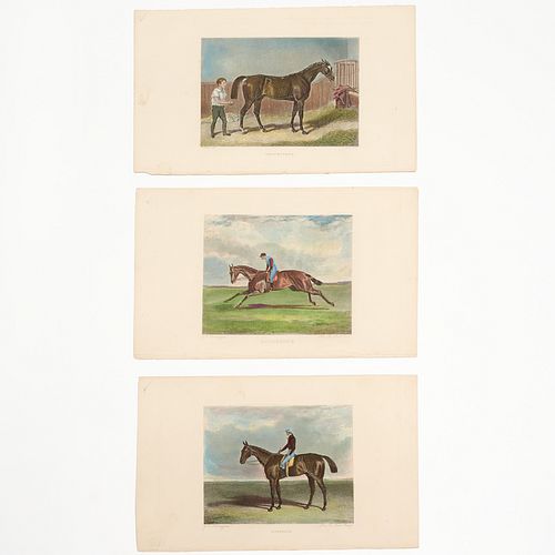 J. F. Herring (after), (3) equine engravings
