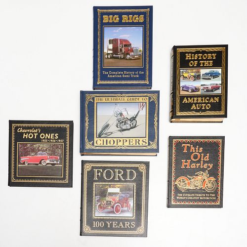 Easton Press (6) vols, Motorcycles, Cars & Trucks