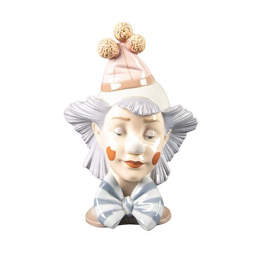 Lladro Clown Bust, Reflecting 01005612