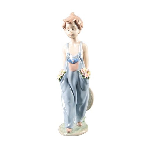 Lladro Figurine, Pocket Full Of Wishes 01007650