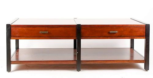 Mitchell Gold + Bob Williams 2 Drawer Low Table