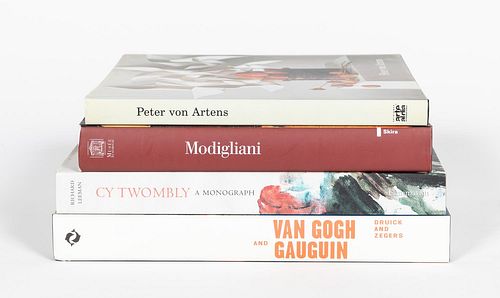 4 HARDCOVER BOOKS ON NOTABLE ARTISTS