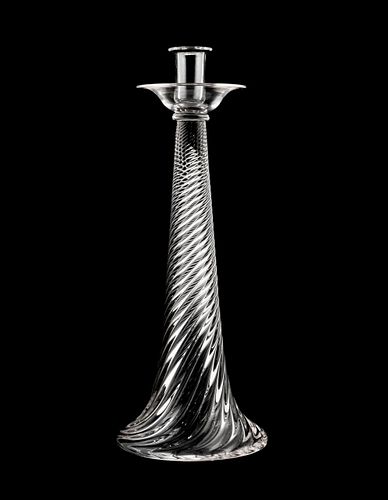 TIFFANY & CO. SEGUSO TALL TWISTED CANDLESTICK