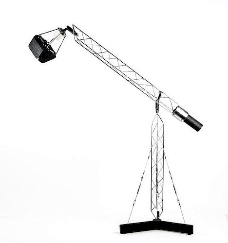 Adjustable "Crane" Table Lamp, Curtis Jere, 1977