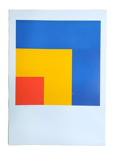 Large Ellsworth Kelly Lithograph in Colors, Signed