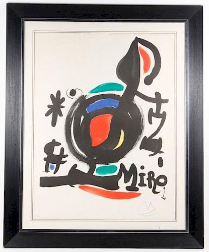 Joan Miro "Italia 1969" 1970 Lithograph
