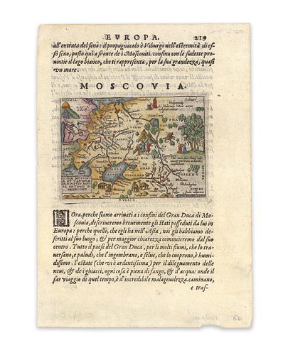 Ortelius, Abraham. Moscovia