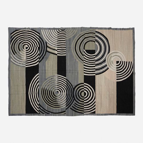 Contemporary, French Accents flatweave rug