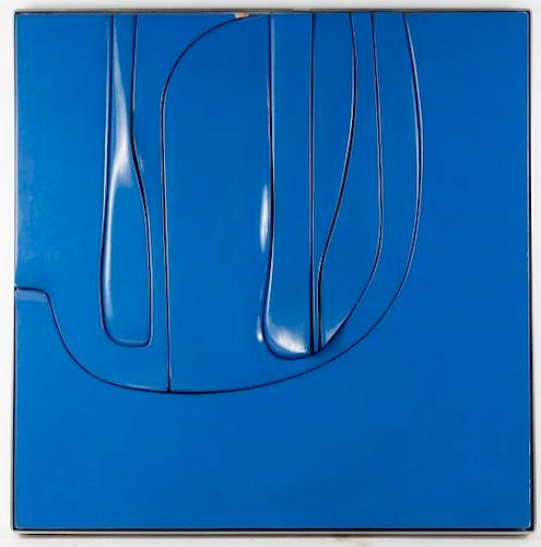1970s Blue Sculptural Work, Sylvester Damianos