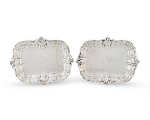 A Pair of American Silver Serving Dishes
Length 11 7/8 inches.