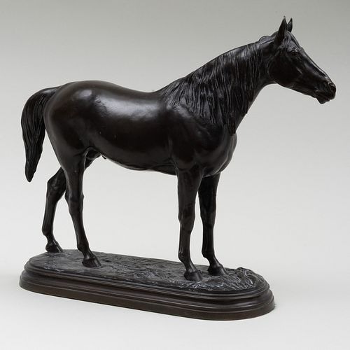Isidore Jules Bonheur (1827-1901): Standing Stallion