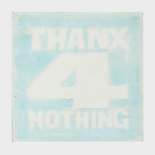 John Giorno (1936-2019): Thanx 4 Nothing