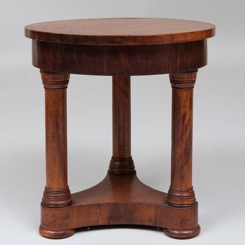 Empire Style Mahogany Low Table, of Recent Manufacture