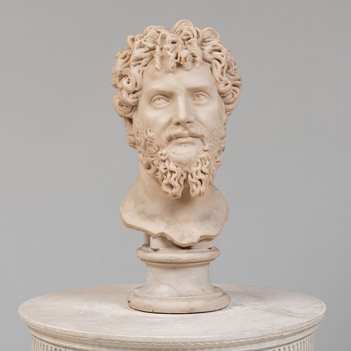 Composition Bust of Emperor Septimius Severus