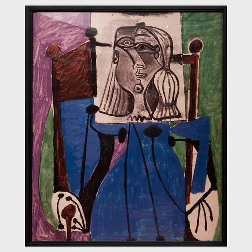 After Pablo Picasso (1881-1973): Tete; and Crouching Woman