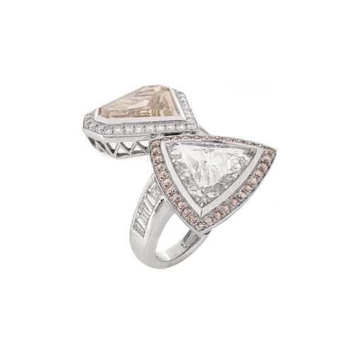 10.55 Carat Diamond and Platinum Ring