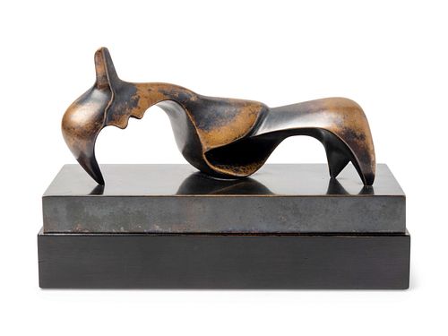 Henry Moore
(British, 1898-1986)
Pointed Reclining Figureconceived in 1948, cast in 1969