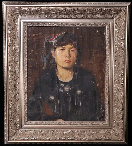 Oil Portrait of a Lady, XU BEIHONG