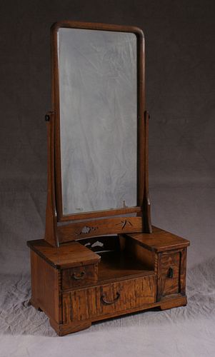 A charming portable provincial Japanese vanity with
