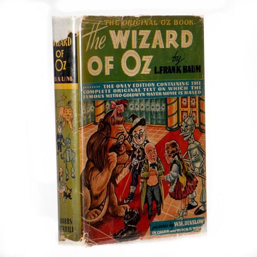 Rare Cast Signed Wizard of Oz 1939 movie edition