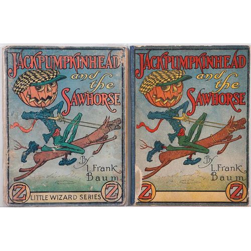 Two scarce editions of Jack Pumpinhead and the Sawhorse by Baum
