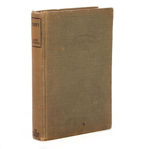 Signed First Edition of scarce Jack London title, Theft
