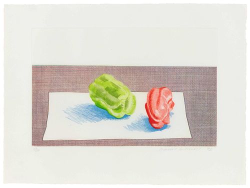 David Hockney
(British, b. 1937)
Two Peppers, 1973