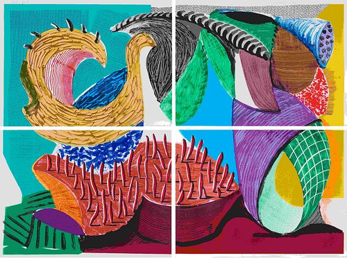 David Hockney
(British, b. 1937)
Four Part Splinge, 1993