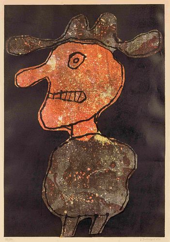 Jean Dubuffet
(French, 1901-1985)
Personnage au chapeau, 1962