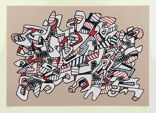 Jean Dubuffet
(French, 1901-1985)
Course La Galope (from Fables), 1976
