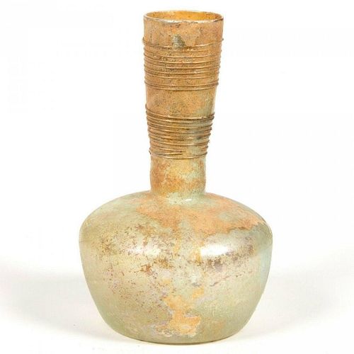 Large Ancient Roman Glass Bottle c.1st-2nd century AD.