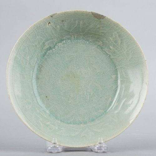 12th c. Chinese or Korean Celadon Porcelain Bowl