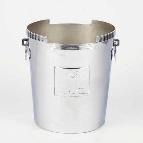 Chase Co. Rockwell Kent Chrome Bacchus Champagne Bucket