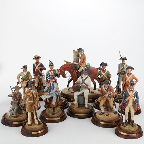 Royal Doulton "The Soldiers of the Revolution" 13 Figures