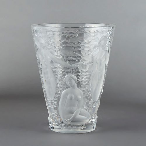 Lalique Odines Glass Crystal Vase